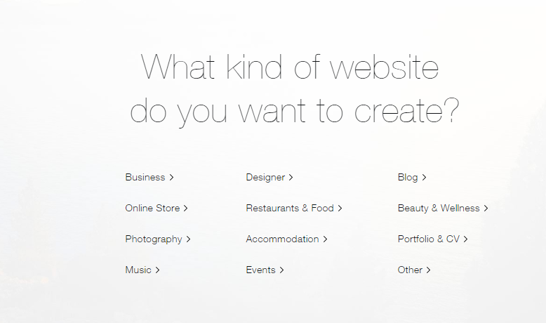 Wix website builder