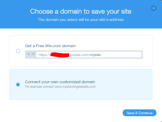 Wix Domain