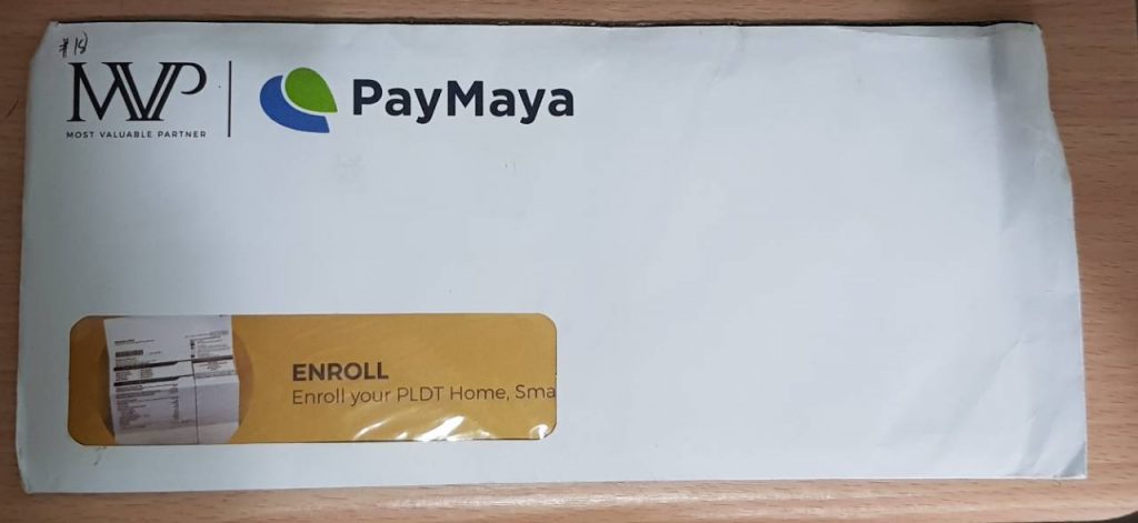 MVP Rewards card in envelope