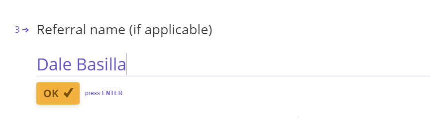 Referal name in Freeeup